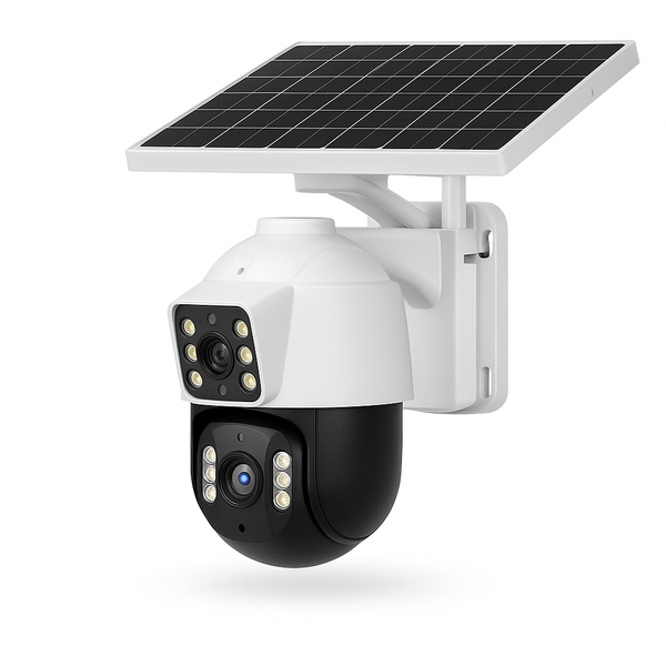360 Solar Security Camera - Dual Cam with 2-Way Audio