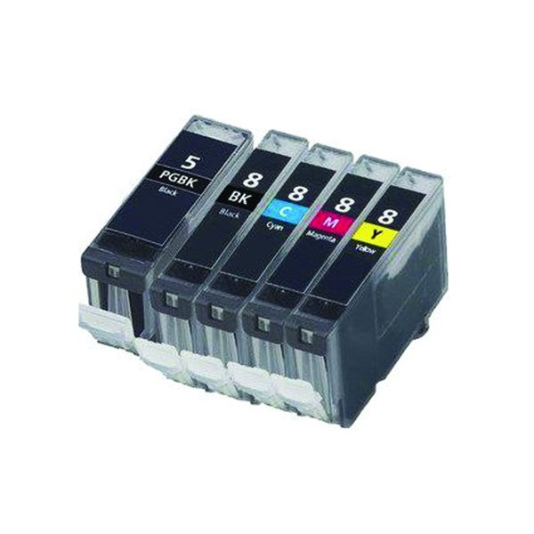 Compatible Canon PGI5/ 5 &amp; CLI8/8 ink cartridge C/M/Y