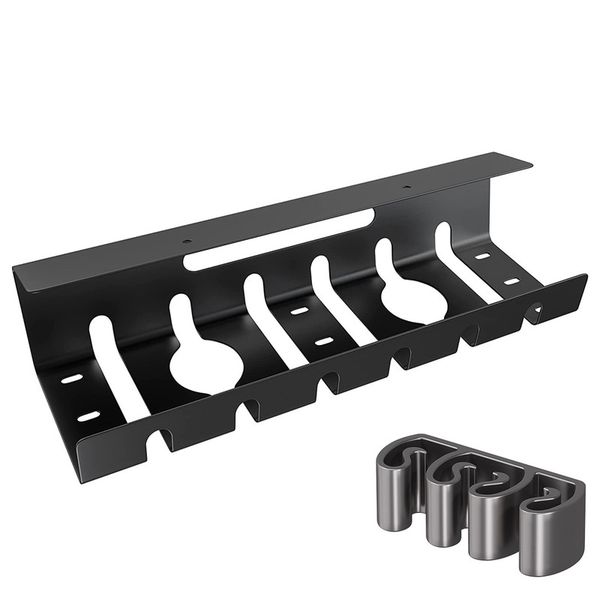 40cm Under Desk Cable Management Tray Wire Cord Organizer Rack Shelf Office