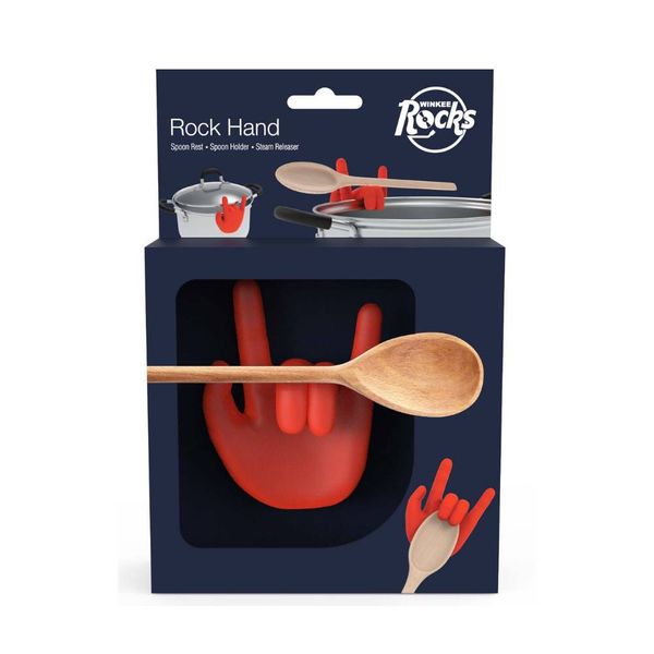 Winkee Rock Hand Spoon Rest and Pot Lid holder