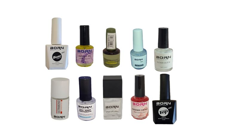 Ultimate Born Beautiful Gel Nail Polish TopUp Professional Salon Kit - 10