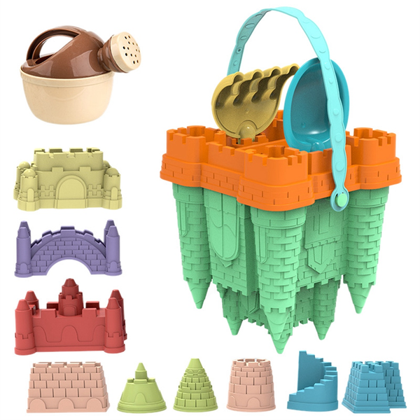 Beach Castle Bucket Play Sand Set Toys Sand Scoop Children
