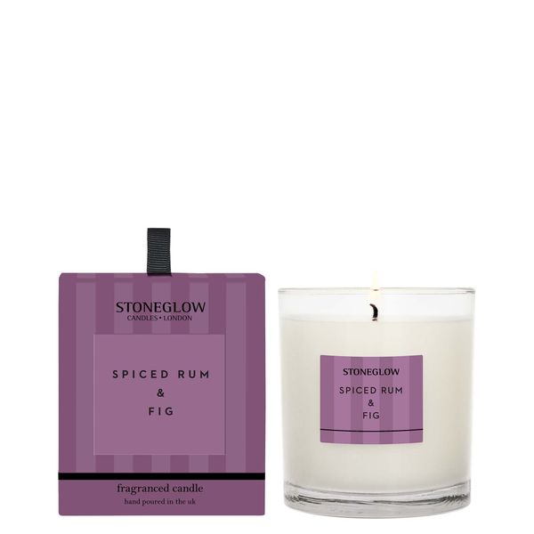 Stoneglow Fragranced Candle - Spiced Rum &amp; Fig