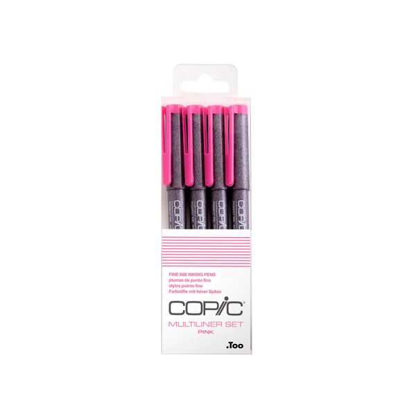 Copic Multiliner 4 Piece Pink Set