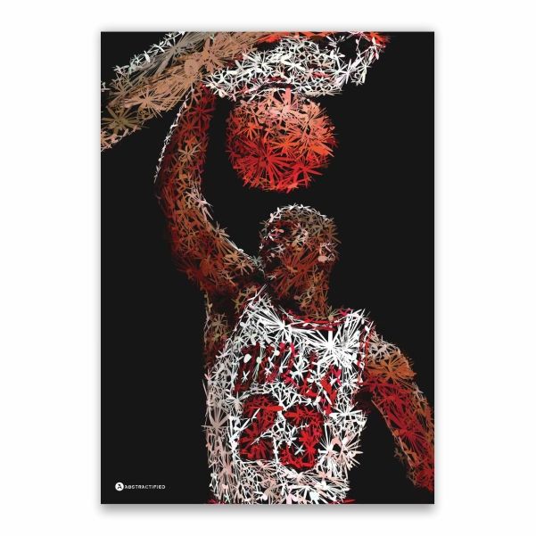michael jordan slam dunk poster