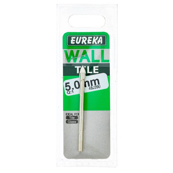 EUREKA DRILL BITS Glass and Tile 5mm Q:1 for Glass and Tile 4BJ20U