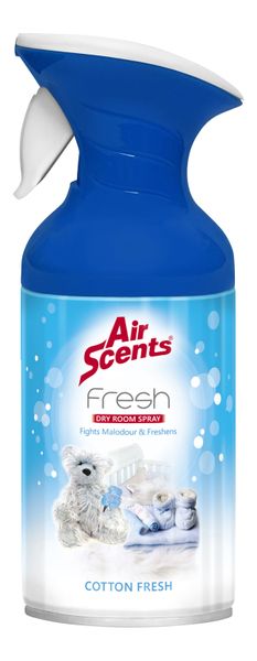 Shield - Airscents Fresh Dry Room Spray Cotton Fresh 250ml