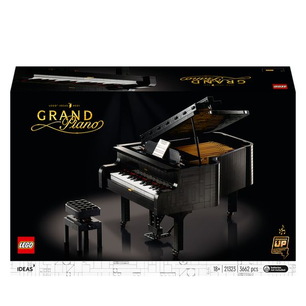 LEGO® Ideas Grand Piano 21323 Build-Your-Own Piano Building Toy Set (3,662 Pieces)