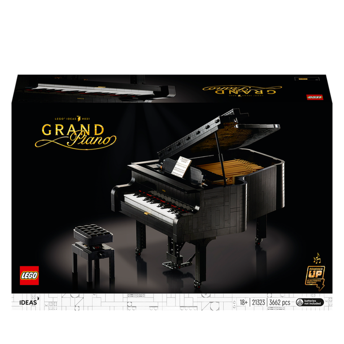 LEGO® Ideas Grand Piano 21323 Build-Your-Own Piano Building Toy