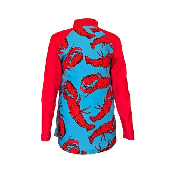 Swim Rash Vest, Beachwear, Arm Neck Cover Lobster