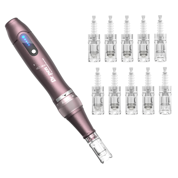 Dr Pen Ultima A10 (Cordless) with 10 x Variety Needle Cartridges