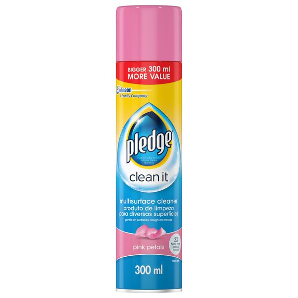 Pledge Multi-Surface Cleaner Pink Petals 300ml