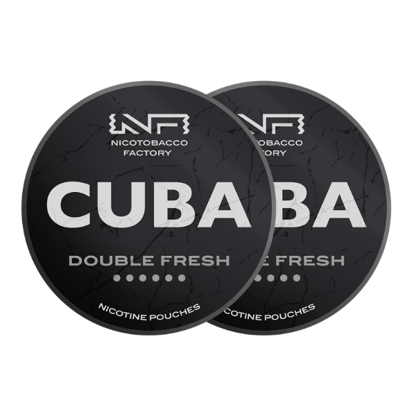 CUBA WHITE - Double Fresh - 2 PACK (Nicotine Pouch)