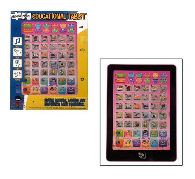 Educational Battery Operated Toy Tablet (2 Pack)