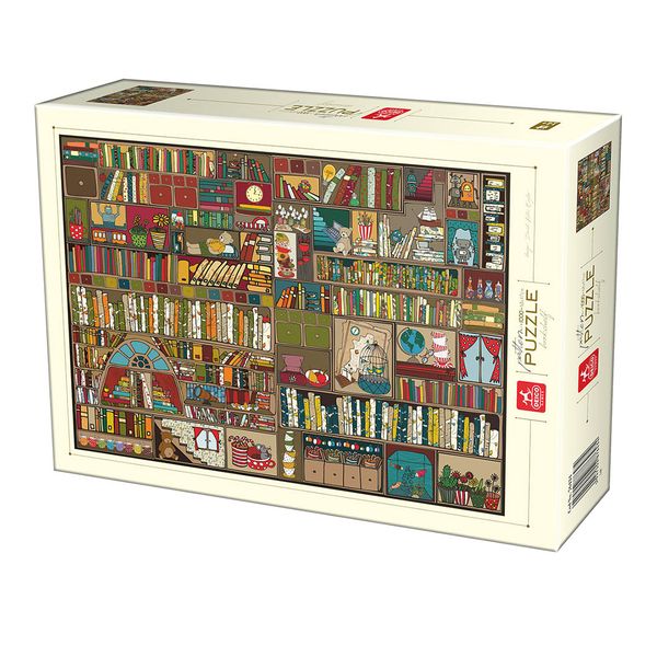 Bookshelf - 1000 Piece Adult Jigsaw Puzzle