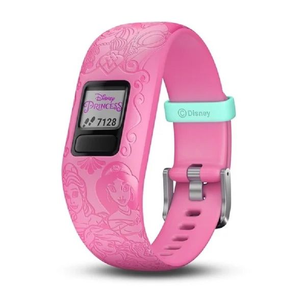 Garmin Vivofit Junior 2 Fitness Tracker (Adjustable) - Disney Princess Pink