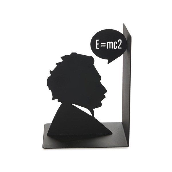 Bookend - Einstein - Black