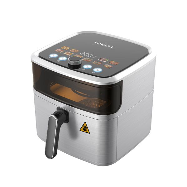 Sokany Electric Visual Large Display Digital Touch Healthy Air Fryer 9L