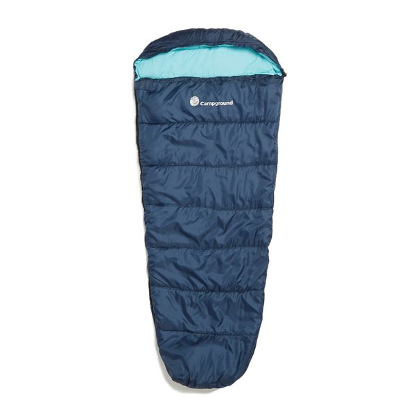 Campground Kiddies Hooded Sleeping Bag - Blue