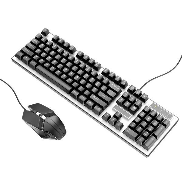 Super Bright LED Wired gaming keyboard Set With Mouse