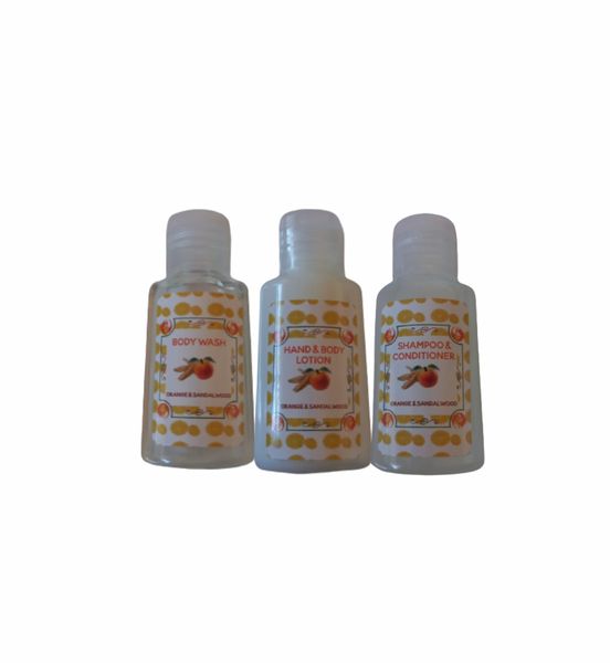 Calro Hospitality Room Amenities Pack 30ml Orange &amp; Sandalwood