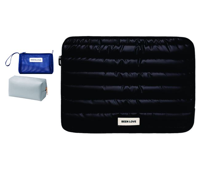 Water Resistant Fabric Soft Padded Medium Portable Laptop Sleeve