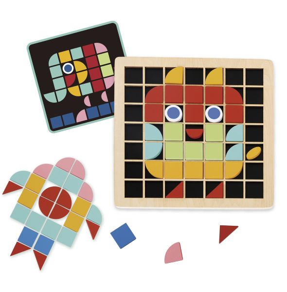 Tooky Toy - Wooden Mosaic Variety Board