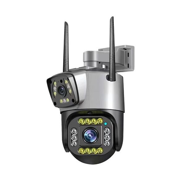 HD Dual Lens Wi-Fi Surveillance Camera With Sensor V380 Pro