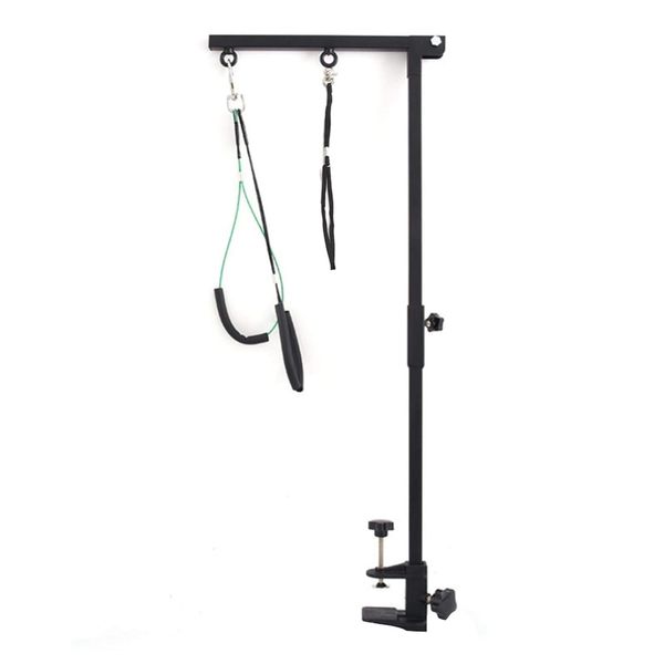 Pet Portable Adjustable Folding Grooming Dog Stand with Clamp 90cm