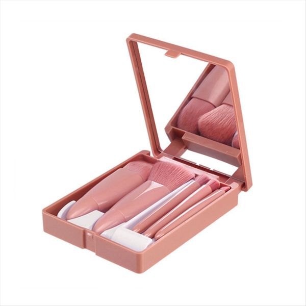 Portable Makeup Brush Set for Cosmetics Foundation Blush
