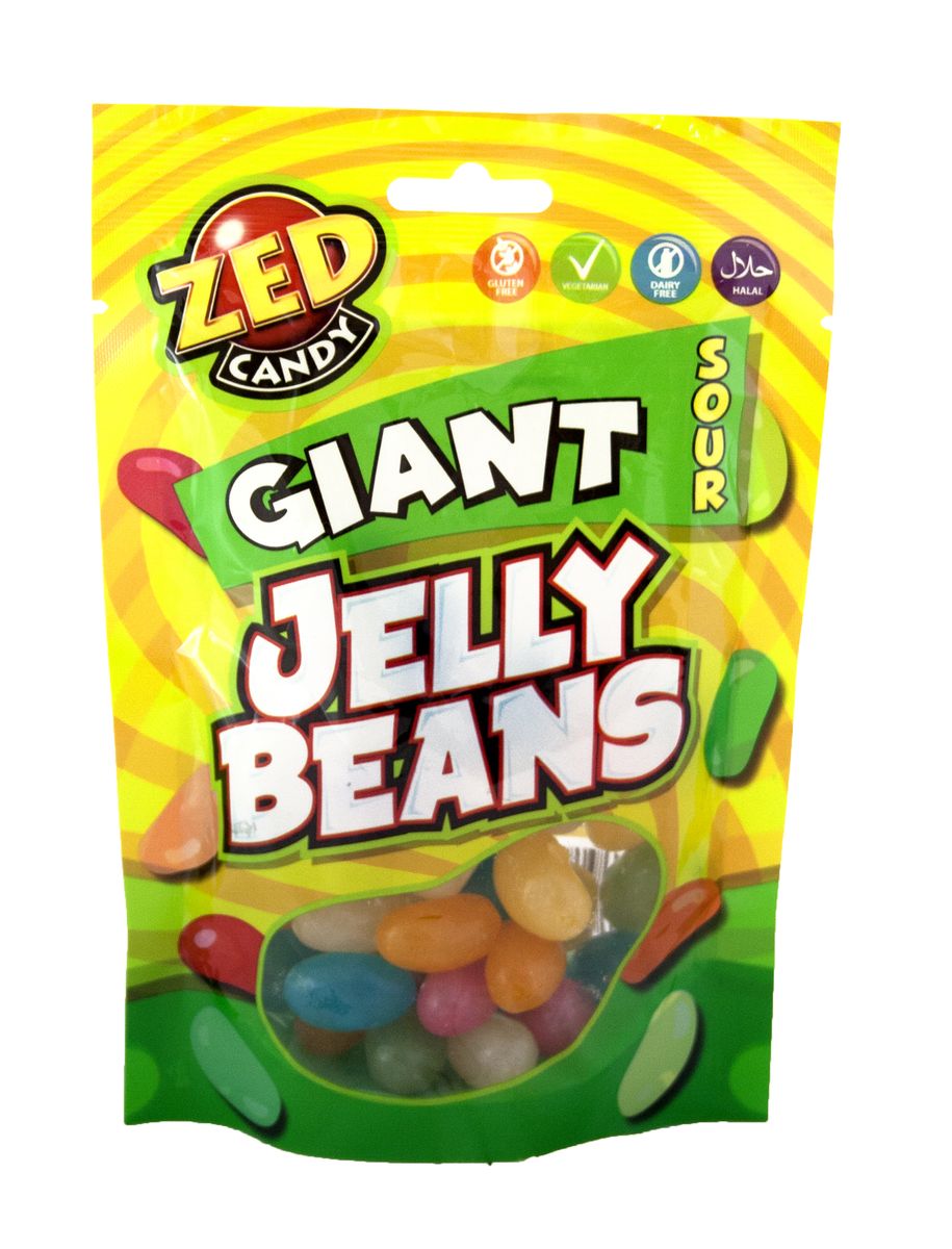 Zed Candy Pouch Giant Sour Jelly Beans 12 x 140 g Shop Today. Get