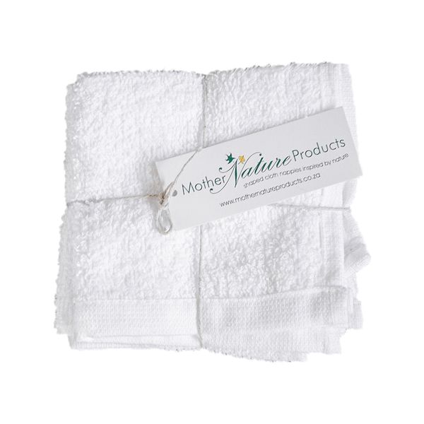 100% Cotton Washable Wipes 4-pack
