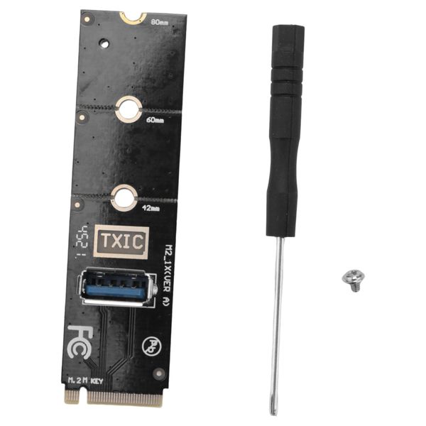 M.2 to PCI-E X16 Slot Adapter Card NGFF Riser Card for Miner Mining