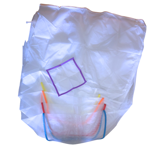 FullMelt Micron Filter Bag Set 80L - Full Mesh, Heavy-Duty, Food-Grade Mesh