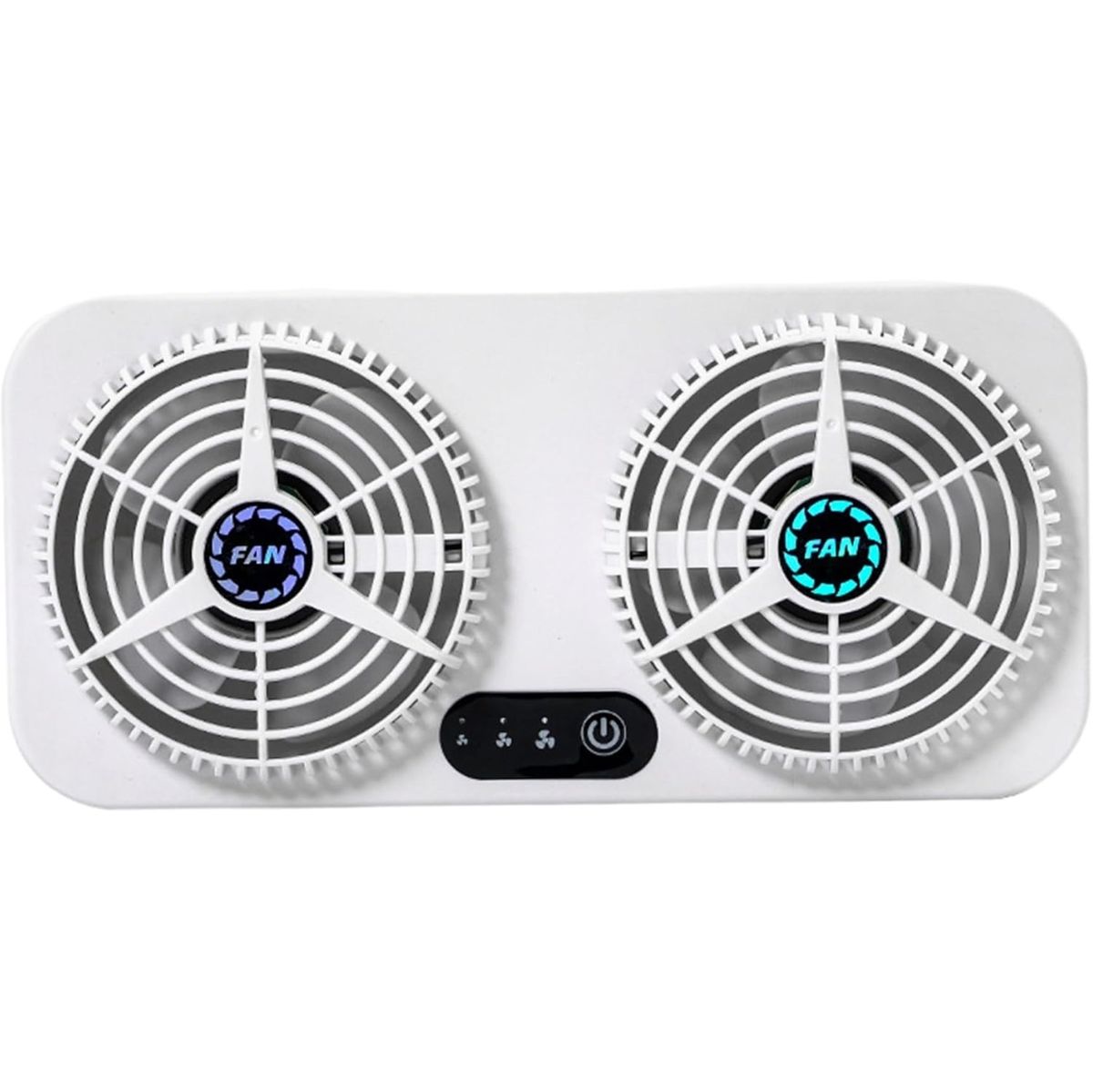 2.4V 5W USB Charging Air Vent Exhaust Car Ventilation Fan - White