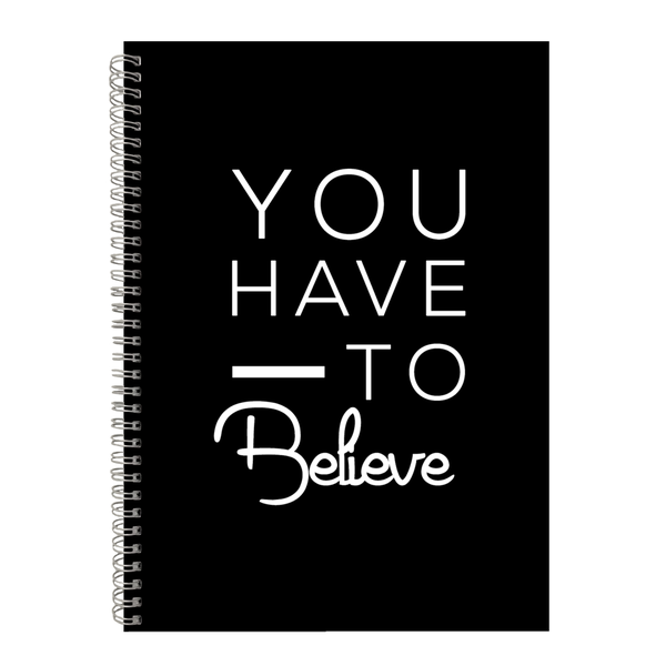 You have to trust Positive Writing Book Notepad Ideal Gift Notebook A4 402