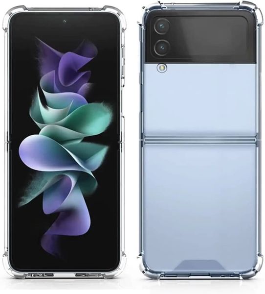 Shockproof Protective Clear Case for Samsung Galaxy Z Flip 3 5G
