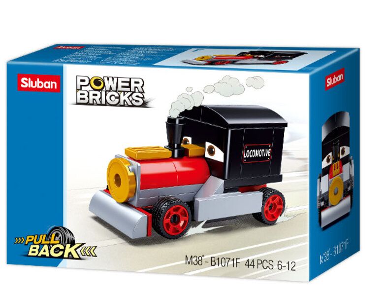 Sluban Power Bricks Pull Back Car 7-M38-B1071F