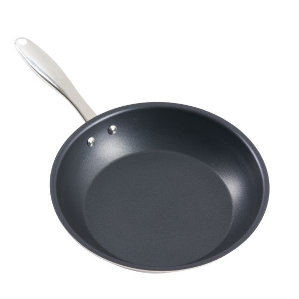 Balzano Multi-Ply Stainless Steel Frying Pan with Non-Stick Coating - 24cm