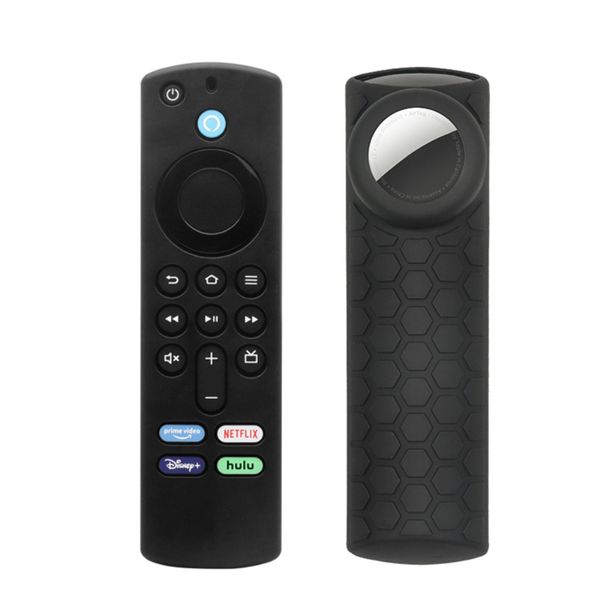 Silicone Case For Amazon Alexa Fire TV Stick (3rd Gen) + AirTag 2-in-1