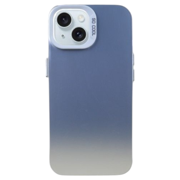 Metallic Gradient Protective Phone Case Compatible With IPH14 - Purple