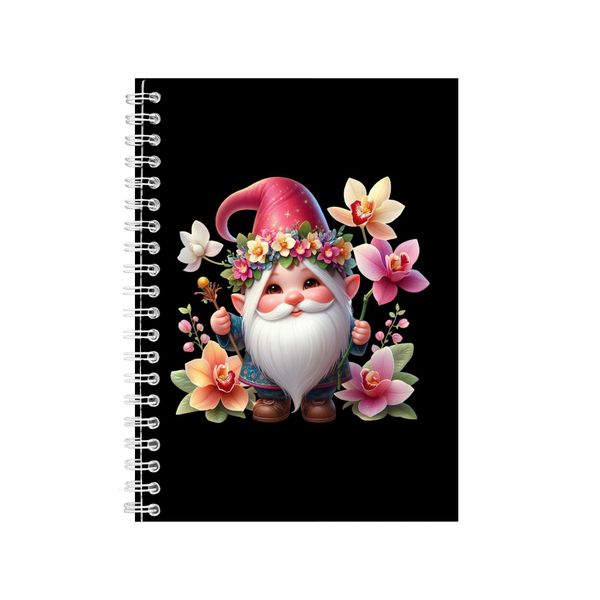 Red And Pink A5 Notebook Spiral Lined Notepad Fl image