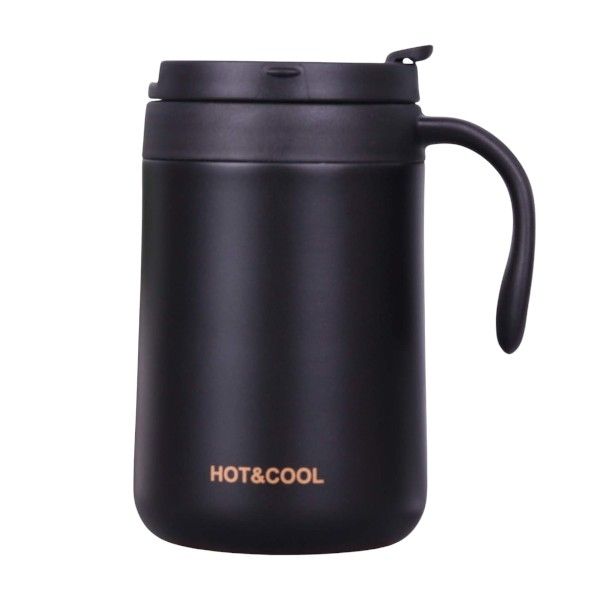 500ml - Elite Stainless Steel Insulated Mug-Black