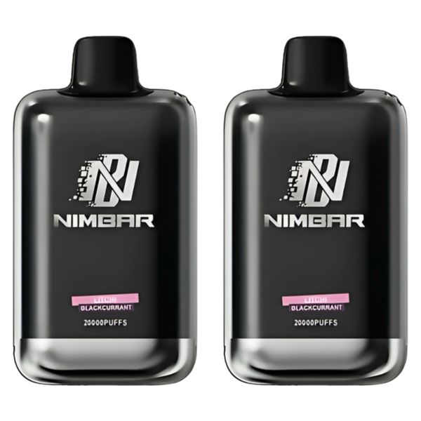 Nimbar 20000 Puffs Disposable Vapes - Litchi Blackcurrant (Pack of 5)