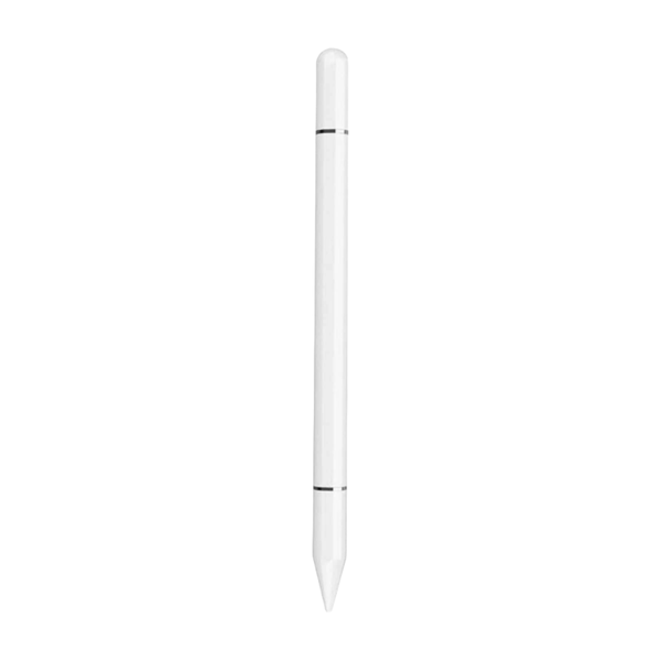 Double-Sided Fountain &amp; Stylus Pen for Smartphones &amp; Tablets - White