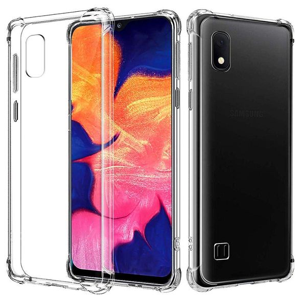 Shockproof TPU Clear Pouch Gel Case for Galaxy A10s