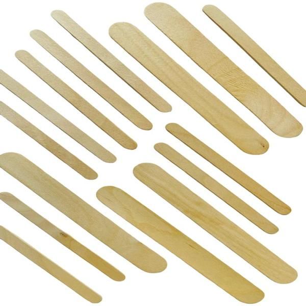Wooden Waxing Spatulas