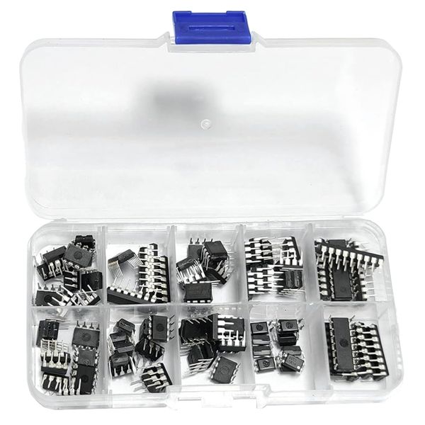 Tool 85 Piece Integrated Circuit IC Chip Assortment Electrical Repair Kit