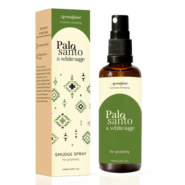 Aromafume Palo Santo &amp; White Sage Smudge Spray 100ml