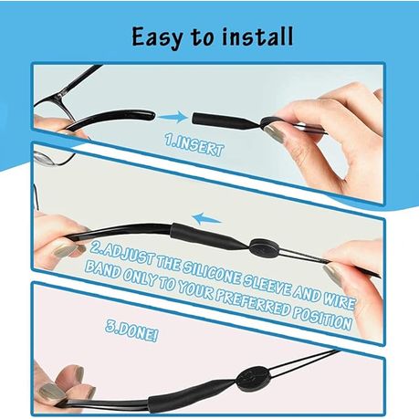 Adjustable eyeglass straps online